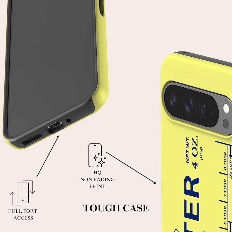 Salted Butter Phone Case Retro Butter Phone Cover Fit for Google Pixel 11 Pro XL 10A 10 Pro 9A 9 Pro XL 8 8A 7A 7 Pro 6 Pro 6A image 4