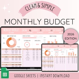 Planilha de Orçamento Mensal | Modelo de Orçamento no Google Sheets | Planejador de Orçamento | Orçamento Salarial | Controle de Despesas | Orçamento Mensal no Google Sheets