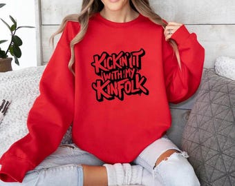 Family Reunion SVG, Kickin it with my Kinfolk SVG, Reunion PNG, Family svg, family reunion shirt, Funny Tshirt Design, Trendy Tee