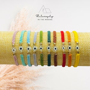 Pulseiras de mau olhado, pulseiras de proteção, pulseiras Mal De Ojo