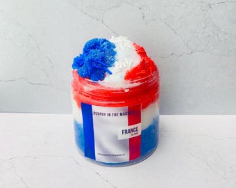 France Cloud Slime, 2026 FIFA World Cup Aromatherapy Slime, Therapy, Stress Toy, Slime for Adult, Gift For Her, Cloud Slime, Slime Shop