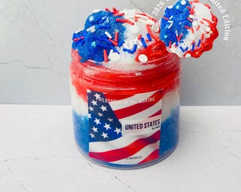 2026 World Cup Soccer, USA Cloud Slime, Aromatherapy Slime, Therapy, Stress Toy, Slime for Adult, Gift For Her, Cloud Slime, Slime Shop