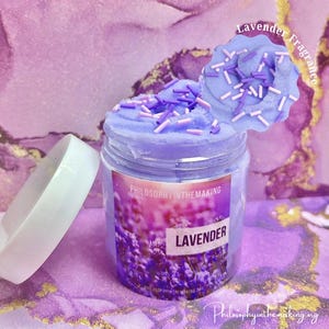 Slime Shop, Lavender Cloud Slime, Aromatherapy Slime, Therapy, Stress Toy, Sensory Toy, Slime for Adult, Gift For Her, Cloud Slime