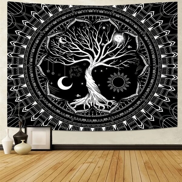 Mandala Tapestry - Etsy