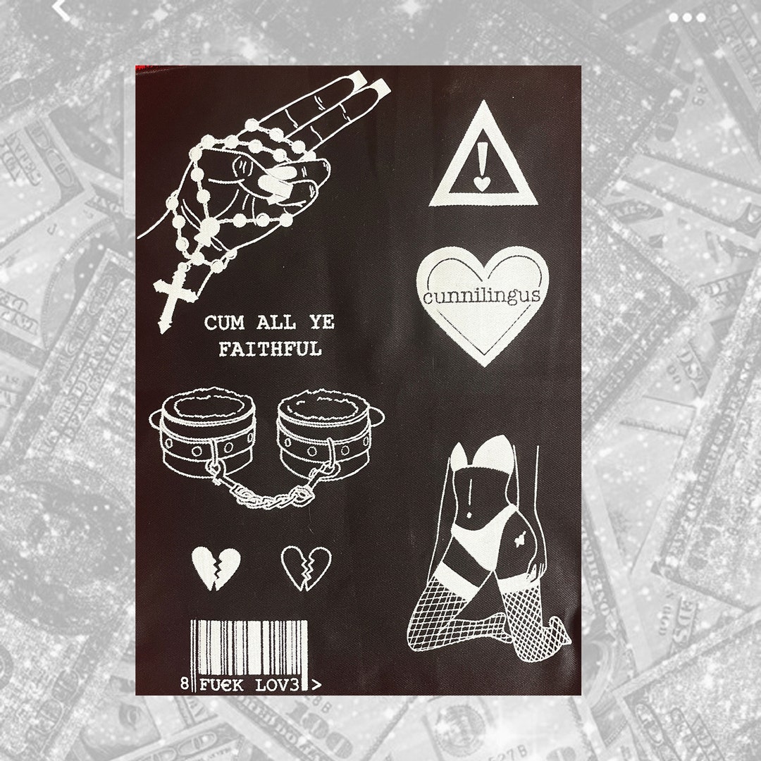 NSFW Patches Screen Printed DIY Patch Etsy