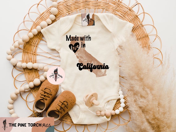 Made In California Baby Onesie Made In California Baby Onesie