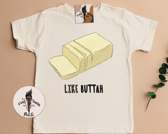 Like Butter Baby kids tee, funny butter Baby Bodysuit, Cute butter foodie Baby Clothes, Unisex Baby Clothes, Unisex Baby Bodysuit