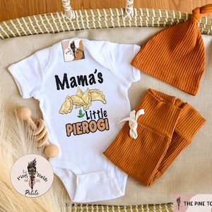 Pierogi Polish baby bodysuit, Polish baby announcement, pierogi baby shirt, polish baby shirt, polish pierogi baby