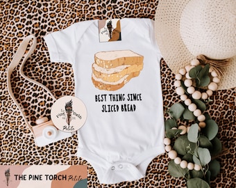 Best thing since sliced bread Baby Bodysuit, funny bread Baby Bodysuit, Cute foodie Baby Clothes, Unisex Baby Clothes, Unisex Baby Bodysuit