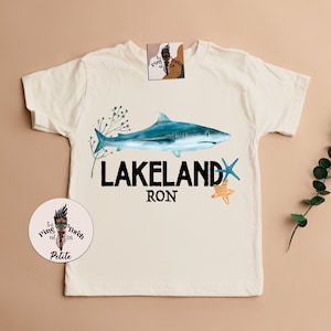 Personalized shark kids tee, custom shark baby shower gift, shark baby, shark shirt, shark pregnancy announcement