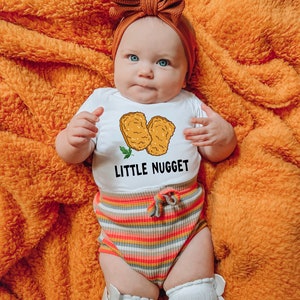 chicken nugget baby shower gift, funny nugget kids clothing, newborn chicken nugget, funny chicken nugget tee, chicken nuggets clothing