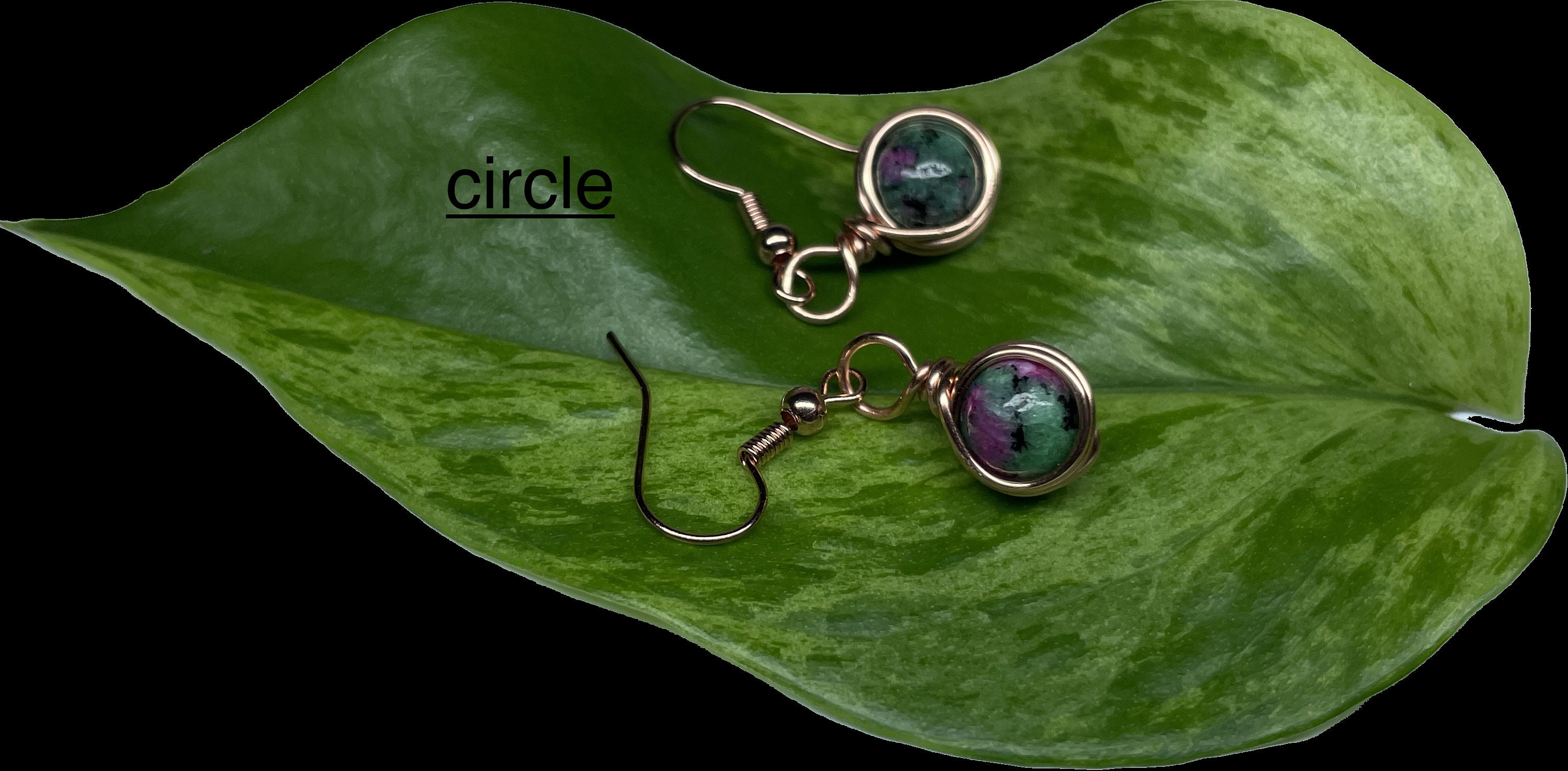 Jasper Green Earrings, Herringbone Earrings, Wire Wrapped Jasper Green Earrings, Herringbone Earrings, Wire Wrapped