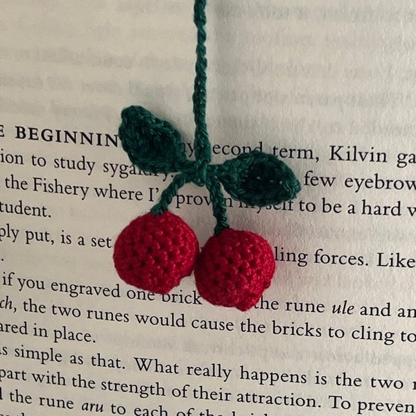 Mini Cherry | Bookmark, Key Chain, Phone Charm