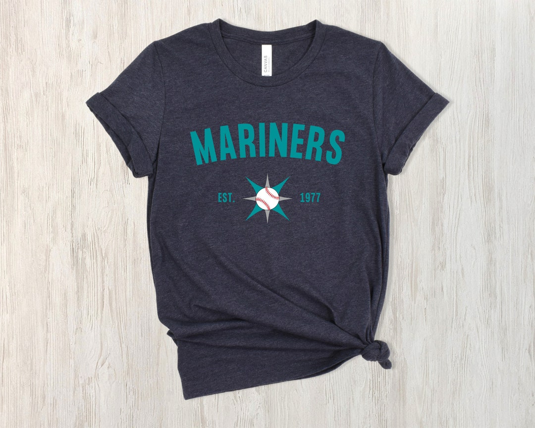 Mariners Tshirt Unisex Seattle Mariners Shirt Mariners Etsy