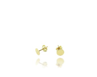 Dot Earrings in 14k Solid Gold Earrings, Gold Ball Earrings, Gold Dot Earrings, Tiny Dot Earrings, Everyday Earring Gift For Her