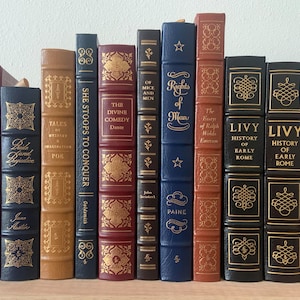 Easton Press Gilded Leather-Bound Books, Vintage Classics Collector's Collection