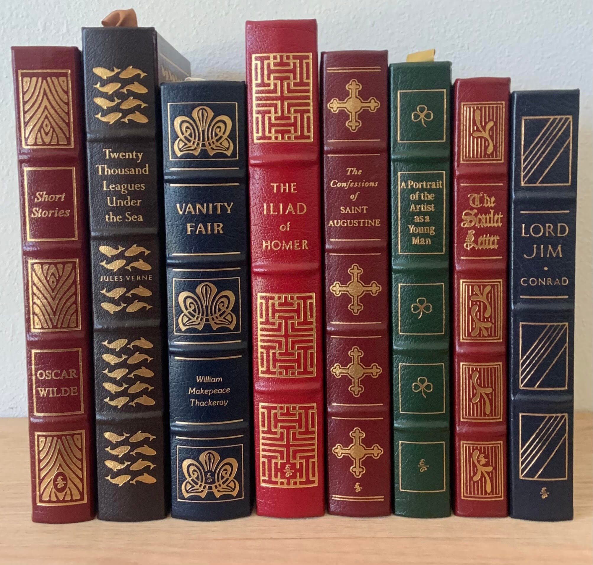 Easton Press Gilded Leatherbound Books, Vintage Classics Collector's