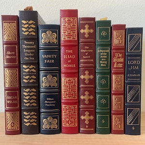 Easton Press Gilded Leather-Bound Books, Vintage Classics Collector's Collection