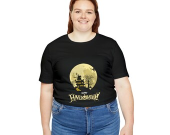 Halloween Hidden Character Unisex Jersey Short Sleeve Tee