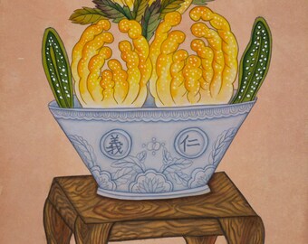 8x12 Print Buddha's Hand (2/4 of set)