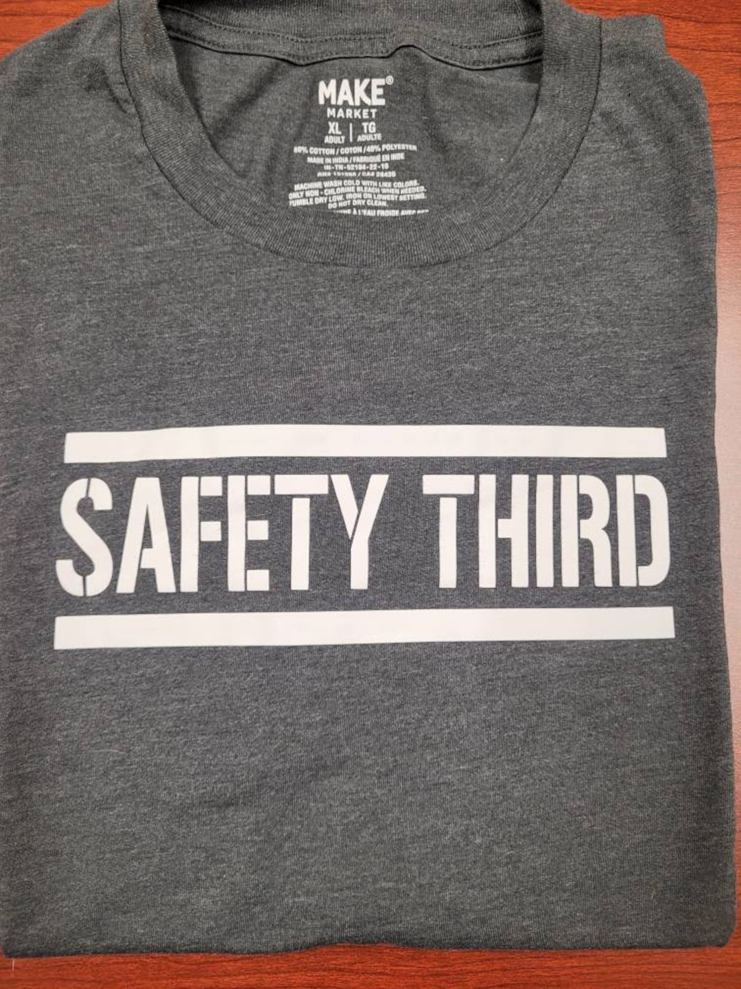Safety Third Tshirt Etsy