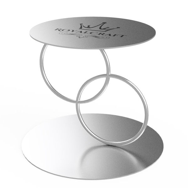 Cake separator "Wedding" - Wedding rings. anti gravity, levitating cake, cake stand, floating cake, wedding cake stand.