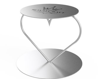 Cake separator "Wedding" - Heart. anti gravity, levitating cake, cake stand, floating cake, wedding cake stand.