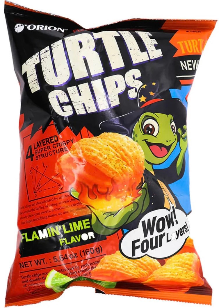 Turtle Chips Orion 7 Different Flavors Large Size Bag Etsy Australia