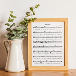 Ibroxonia, Printable Wall Art, print, sheet music, music, Ibrox Stadium, Ibrox, Glasgow Rangers, rangers, ulster loyalist, digital, download