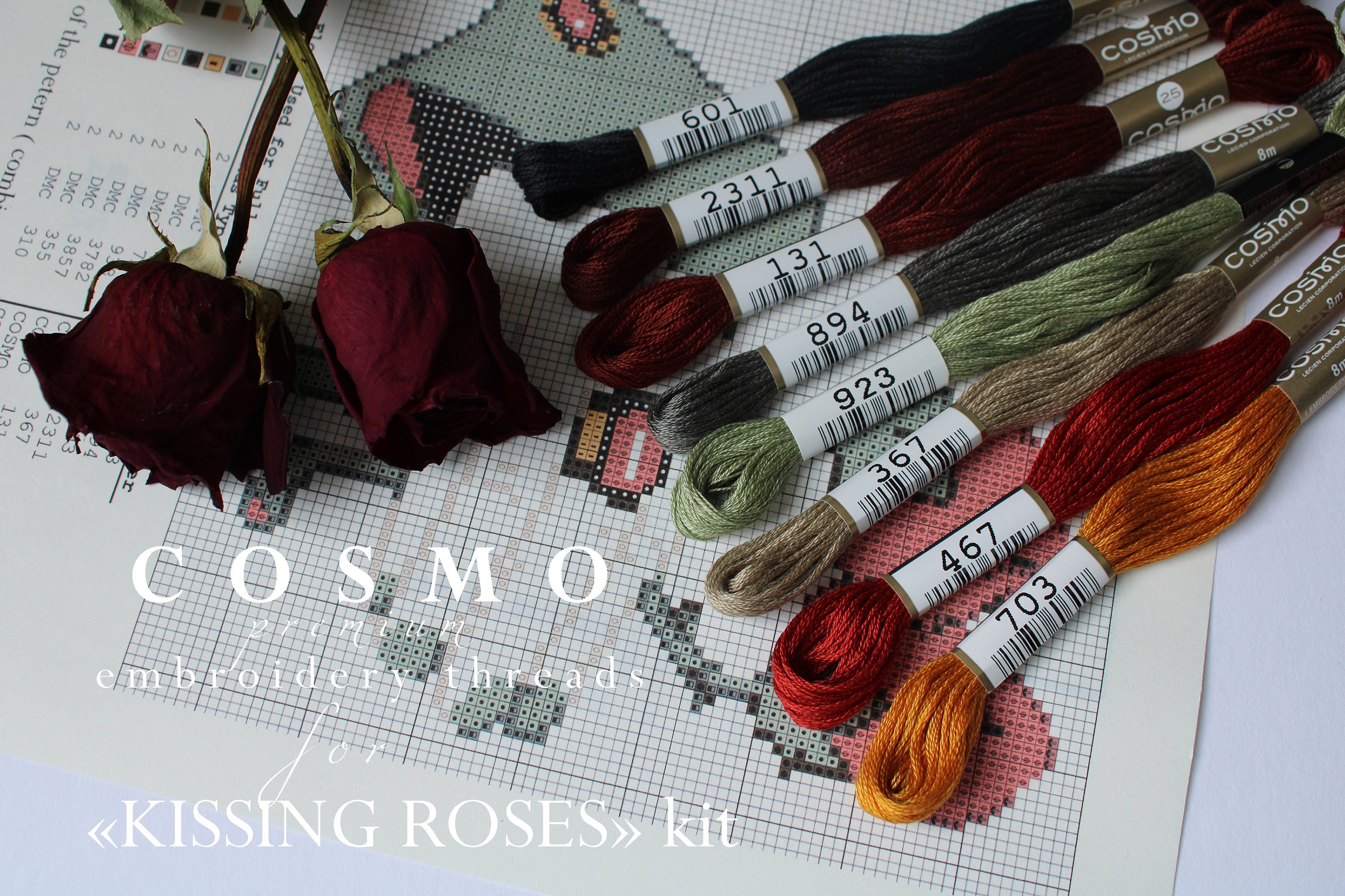 Cosmo Seasons Variegated Embroidery Floss #8079 Seasons