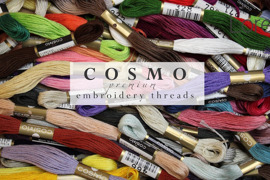 COSMO Floss Set of 15 Skeins / Cosmo Thread / COSMO Embroidery Floss ...