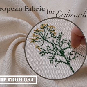 Zele Nava / 32 count Linen for Cross Stitch Fabric Linen / 32 ct Cross Stitch Linen Cloth / Evenweave Cross Stitch Fabric / Free US Shipping
