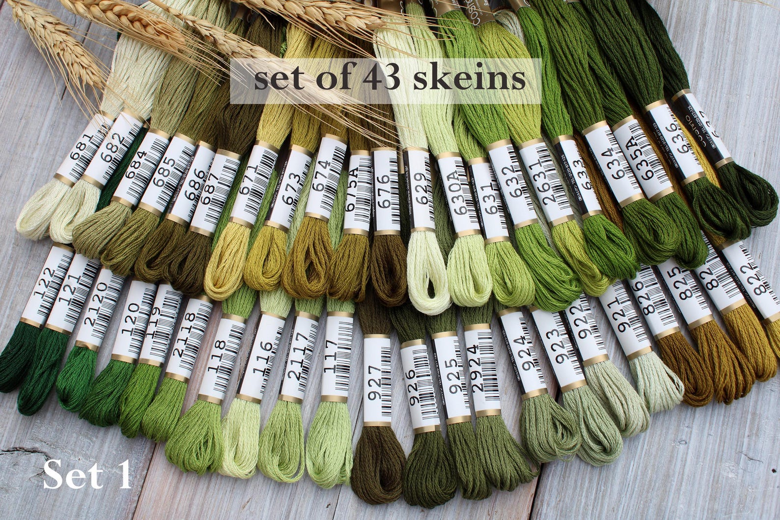 COSMO Embroidery Floss Bundle / COSMO Floss #25 / Cosmo Thread Set ...
