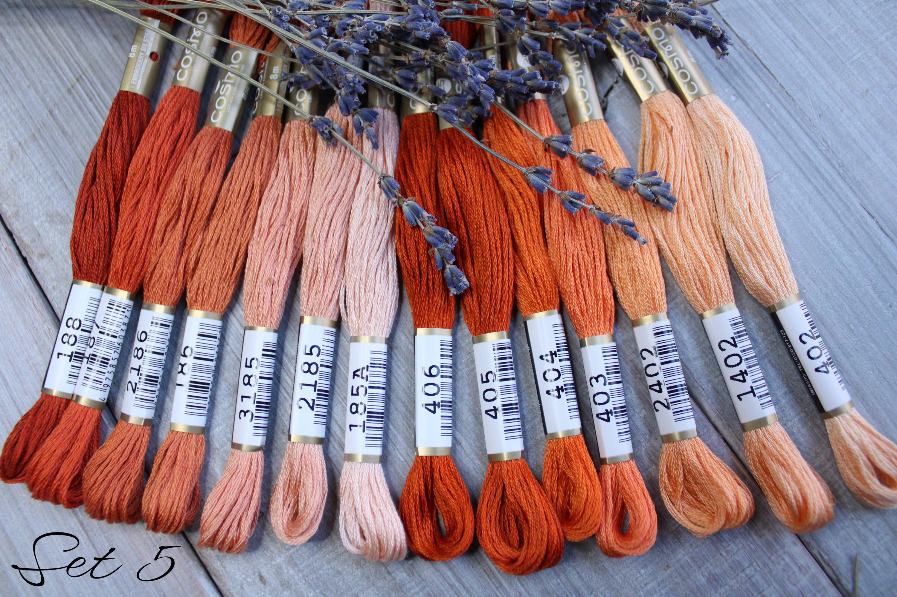 COSMO Embroidery Floss Bundles / Cosmo Thread Set / Cosmo Embroidery ...