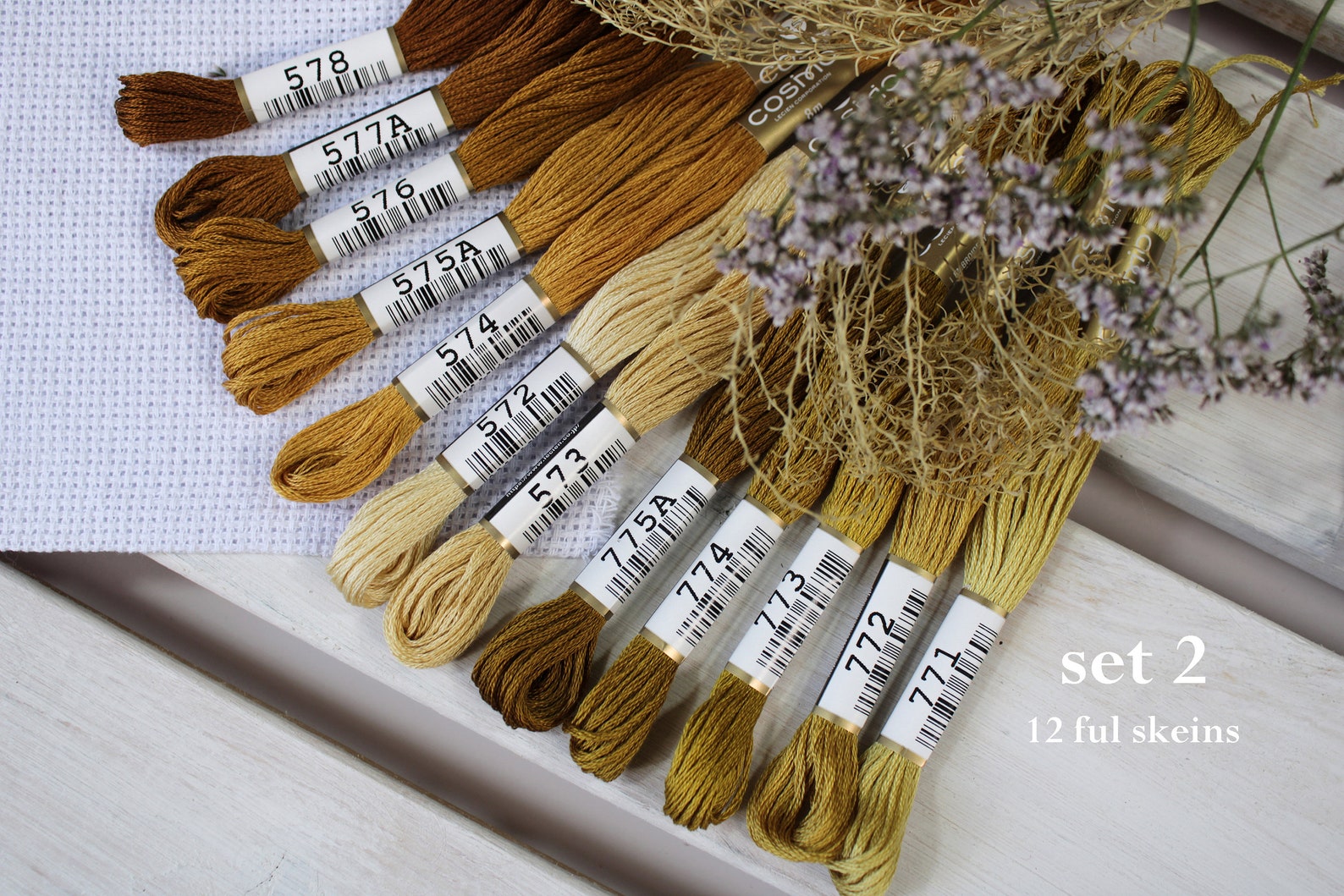 COSMO Embroidery Floss Bundles / Cosmo Thread Set / Cosmo Embroidery ...