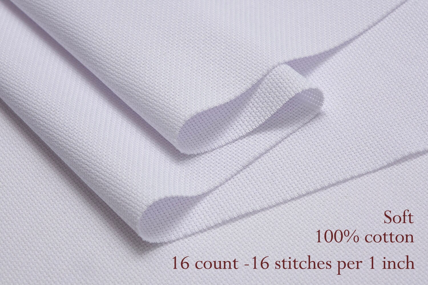 Zelenava / SOFT Aida Cloth 16 Count / White Aida Fabric for Etsy