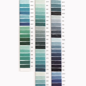 COSMO Embroidery Floss / Cosmo Thread Full Set 500 Colors / COSMO ...