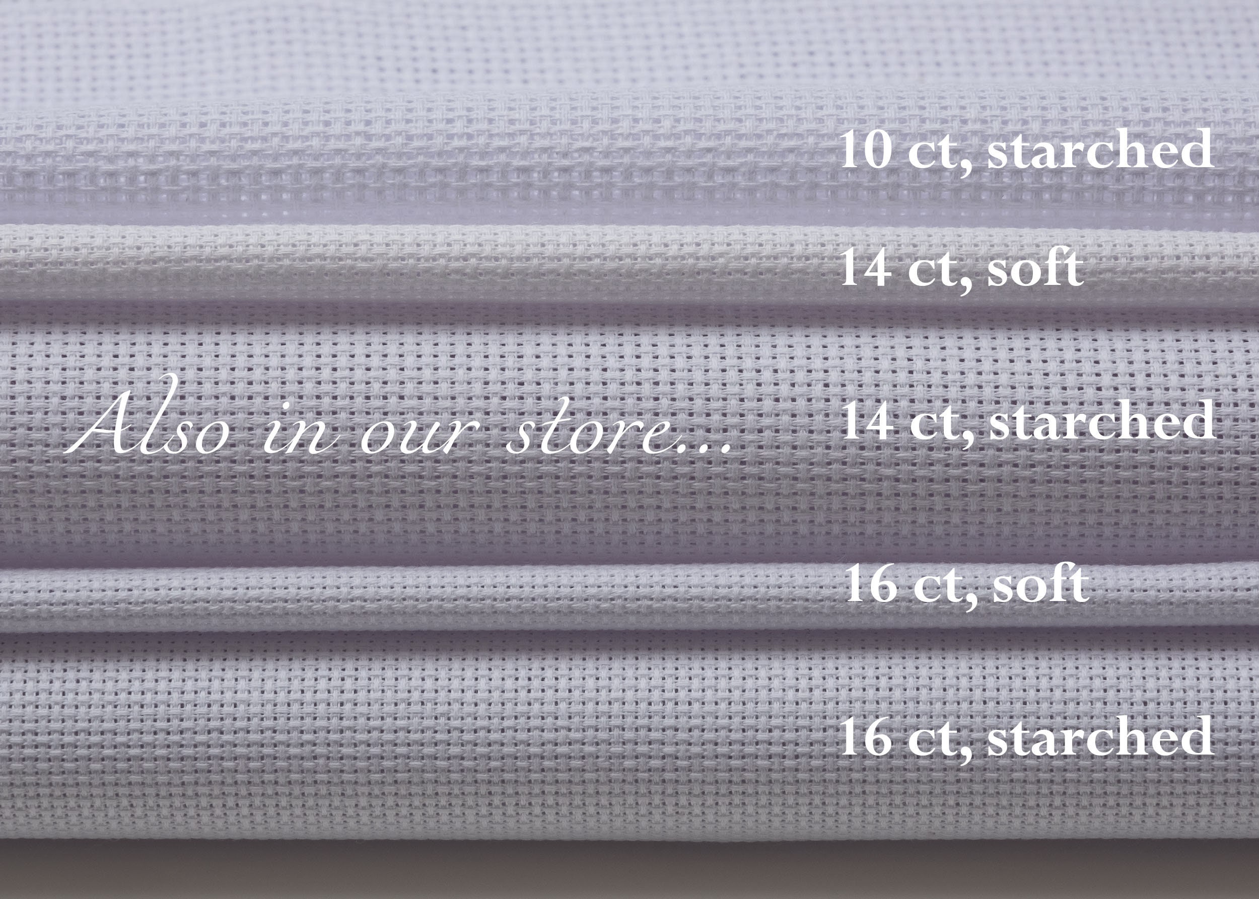 Zele Nava / 10 Count Aida Cloth / 100% Cotton 10 Count Cross