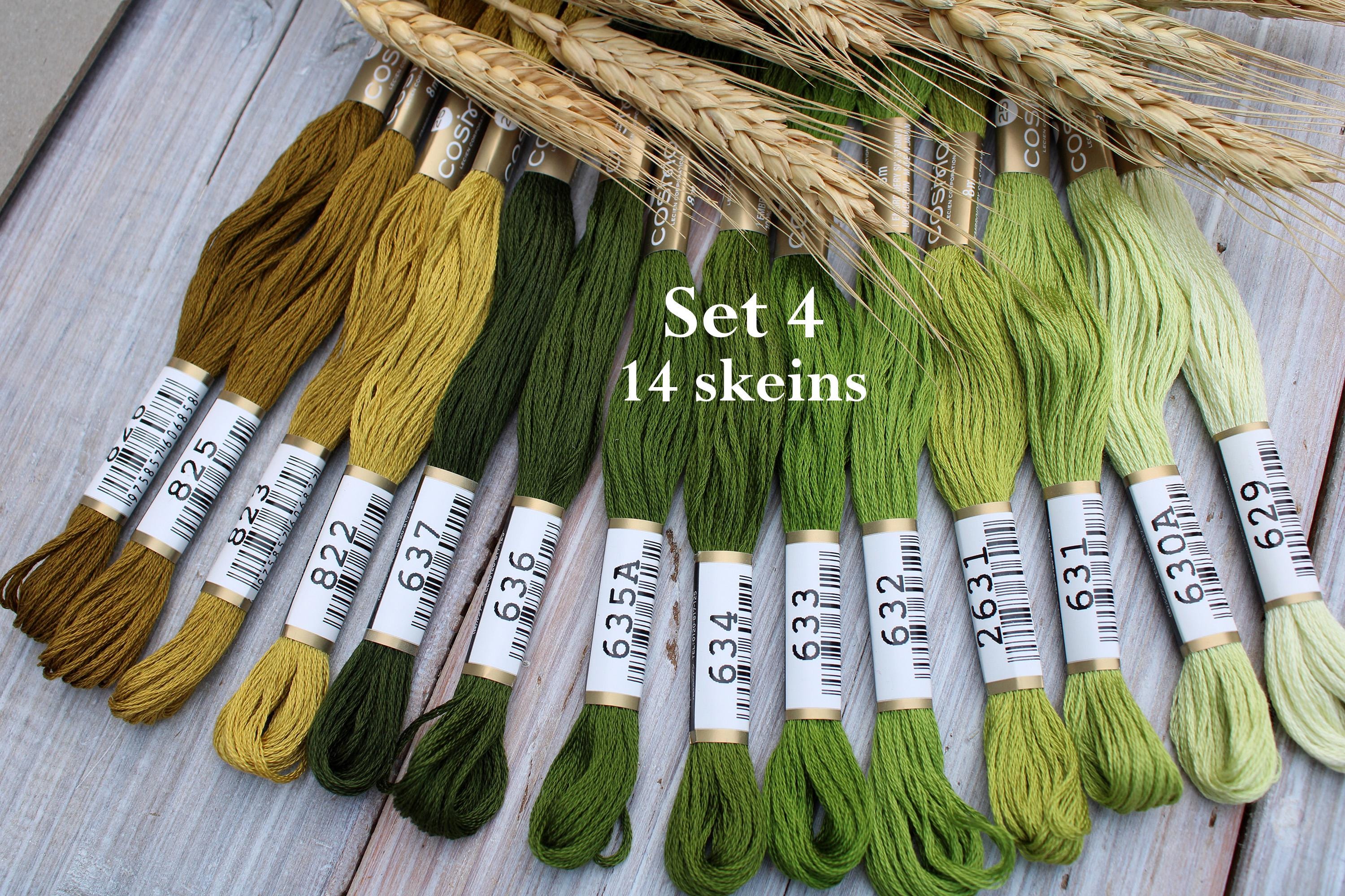 COSMO Embroidery Floss Bundle / COSMO Floss #25 / Cosmo Thread Set ...