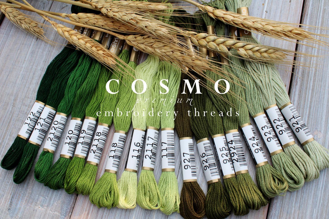 COSMO Embroidery Floss Bundle / COSMO Floss #25 / Cosmo Thread Set of ...
