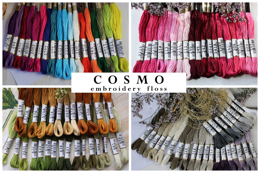 COSMO Embroidery Floss Bundles / Cosmo Thread Set / Cosmo - Etsy