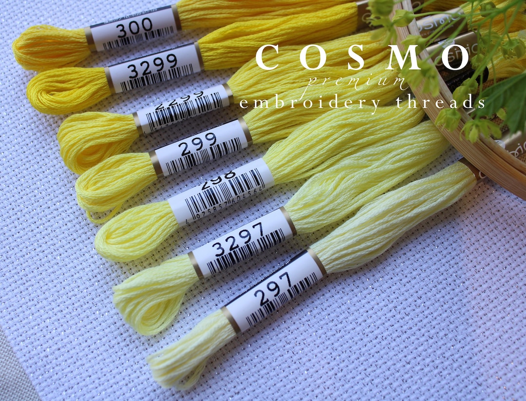 COSMO Embroidery Floss Bundles / Cosmo Thread Set of 7 / Cosmo ...