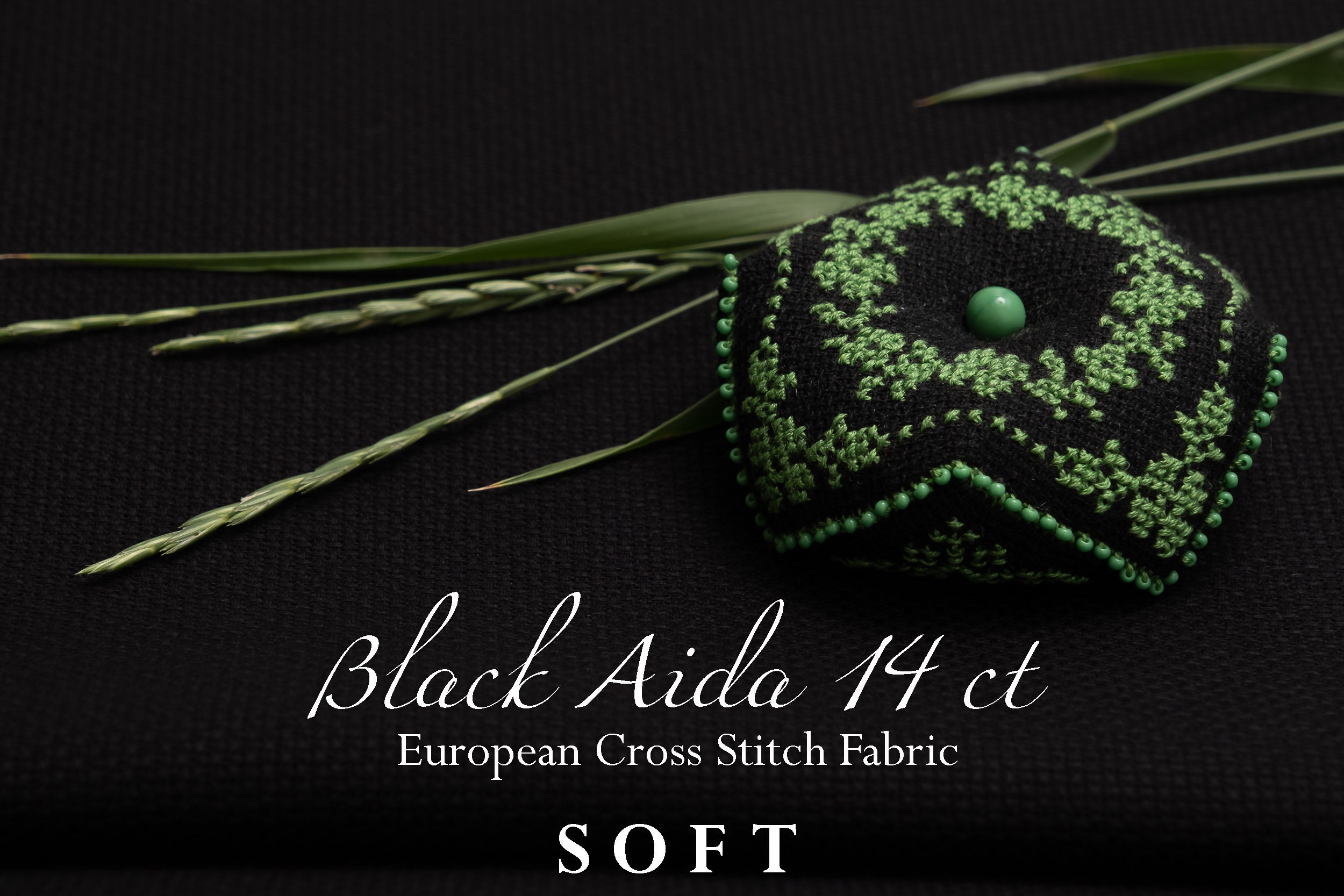 Aida Cross Stitch Fabric - Ivory 14 count – Tiny Tomatoes Supply Co.