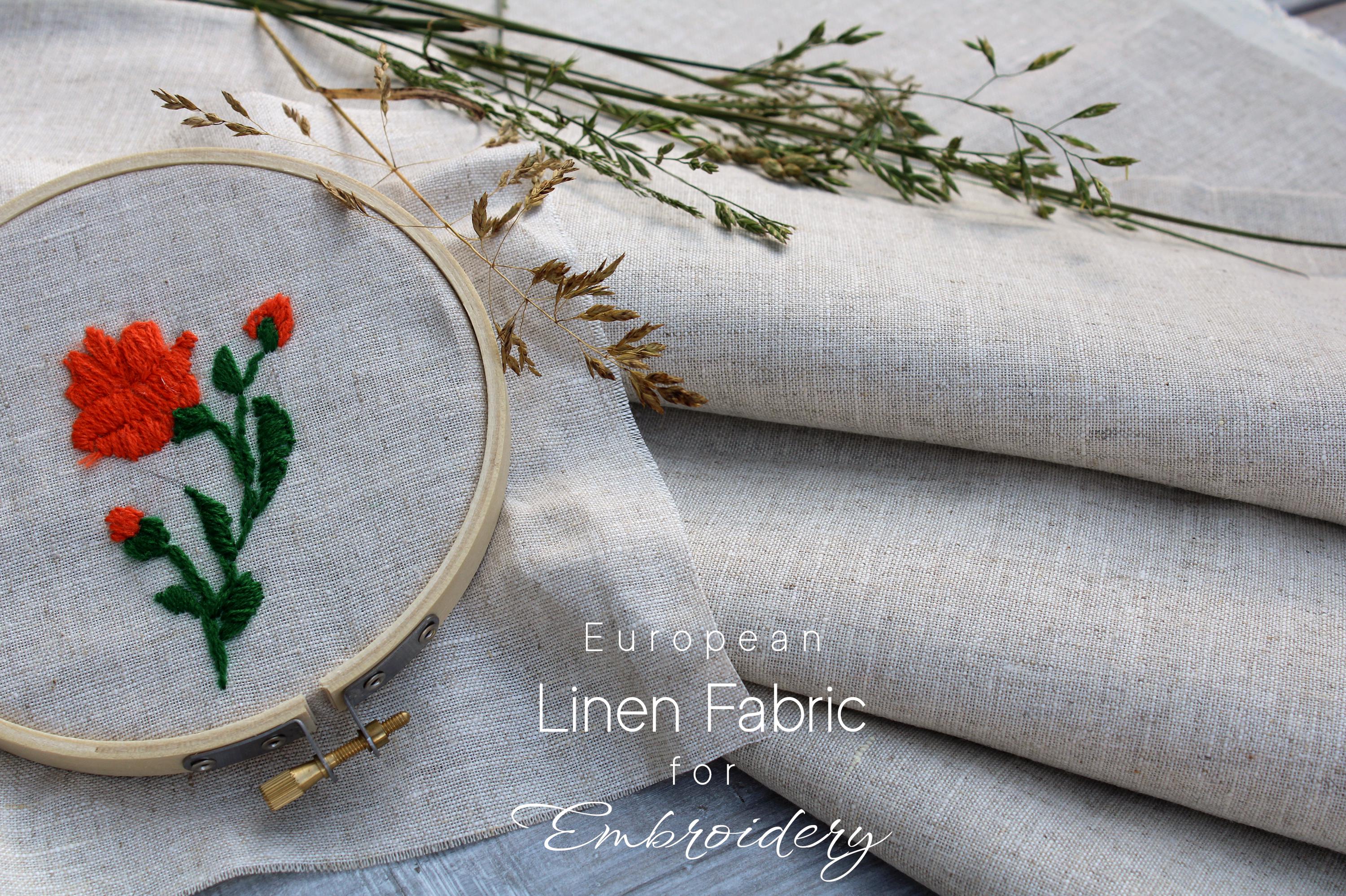 Vintage Linen Fabric - Etsy
