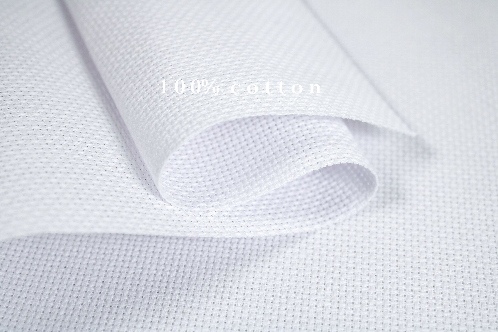 Zelenava / Premium Quality SOFT Aida Cloth 16 Count / White Aida Fabric