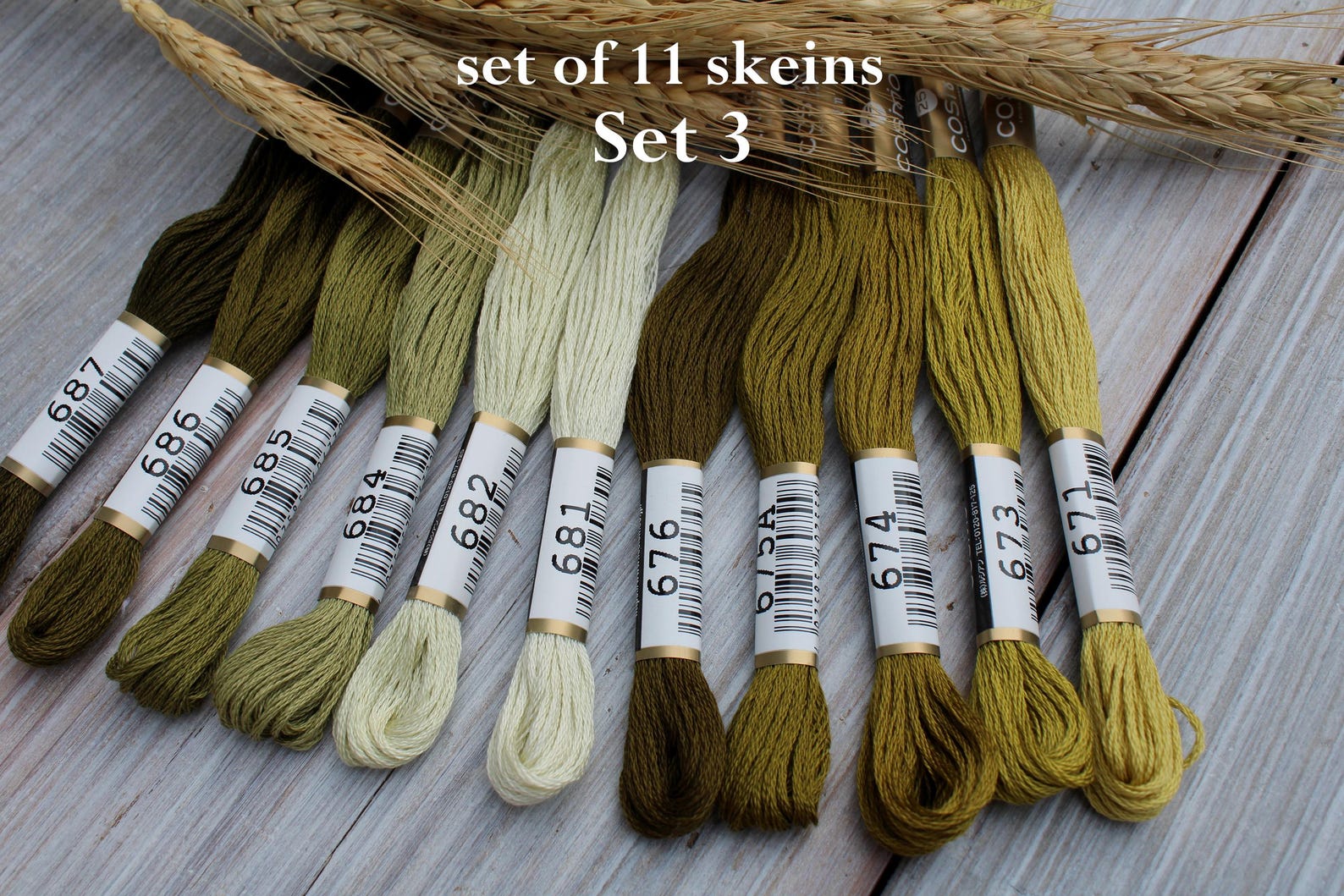 COSMO Embroidery Floss Bundle / COSMO Floss #25 / Cosmo Thread Set ...