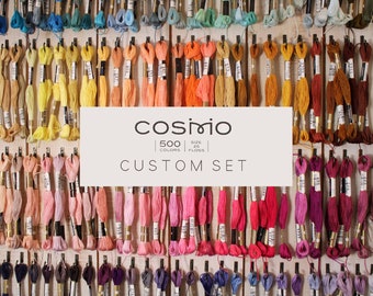 COSMO Embroidery Floss / CUSTOM Cosmo Thread Set / COSMO Embroidery Floss Bundle / Cosmo Embroidery Thread / Hand Embroidery Thread