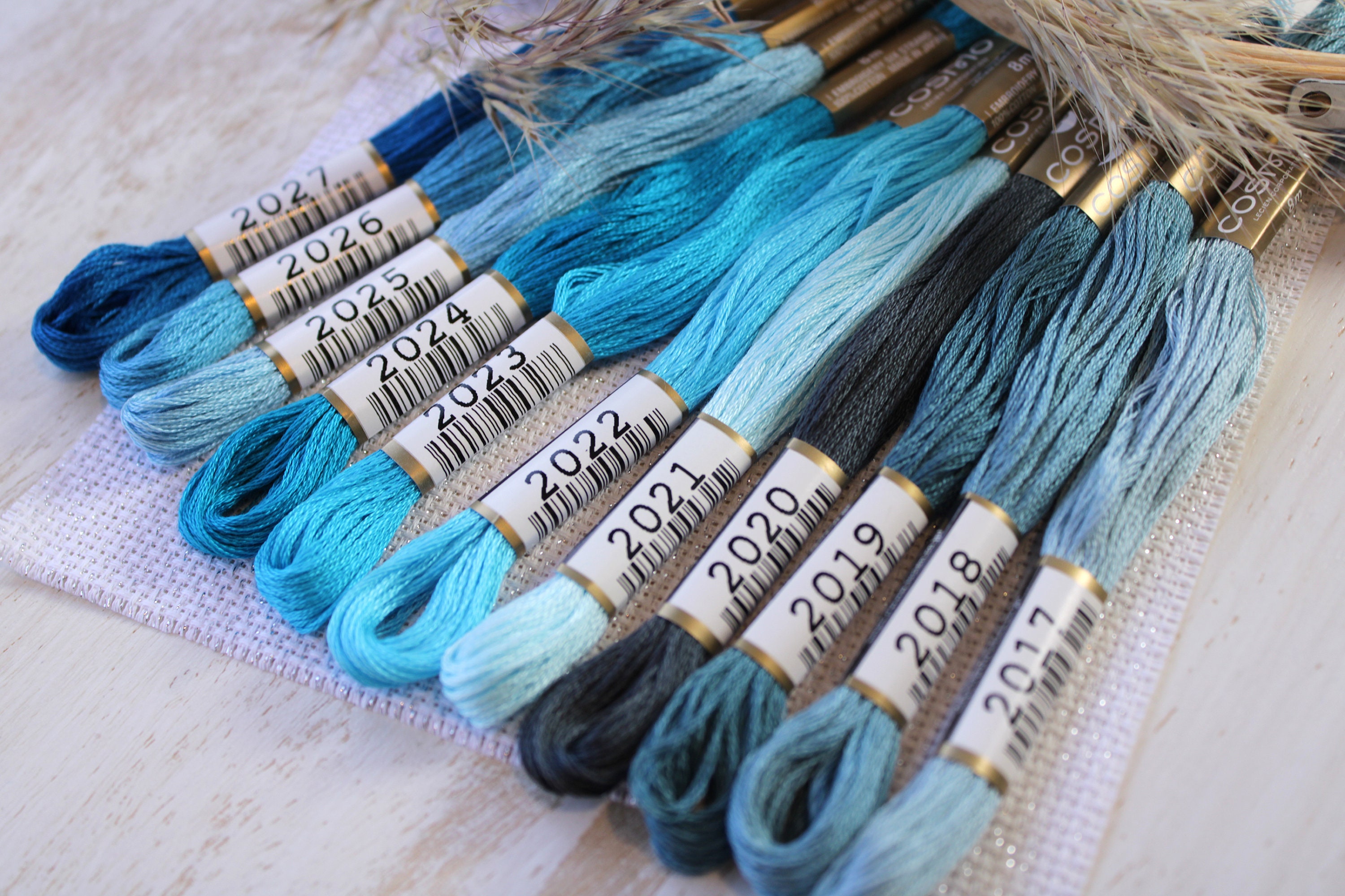 COSMO Embroidery Floss Bundle / Cosmo Thread Set of 11 Pcs / Cosmo ...