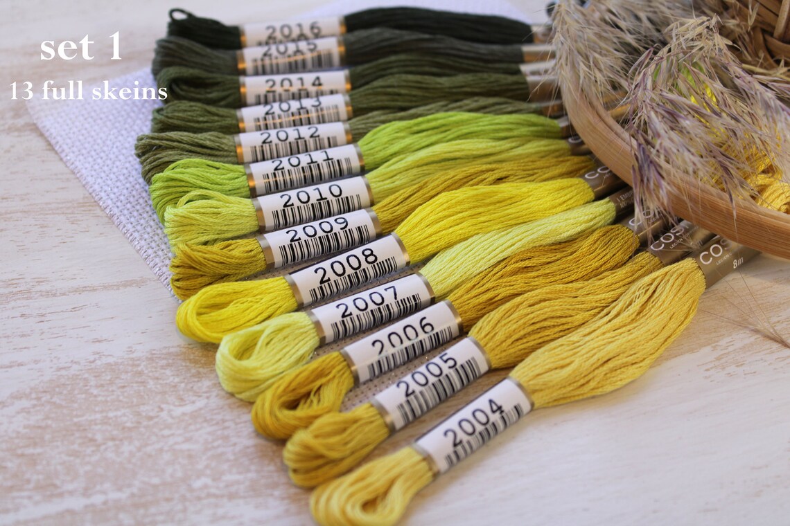 COSMO Embroidery Floss Bundles / Cosmo Thread Set / Cosmo Embroidery ...