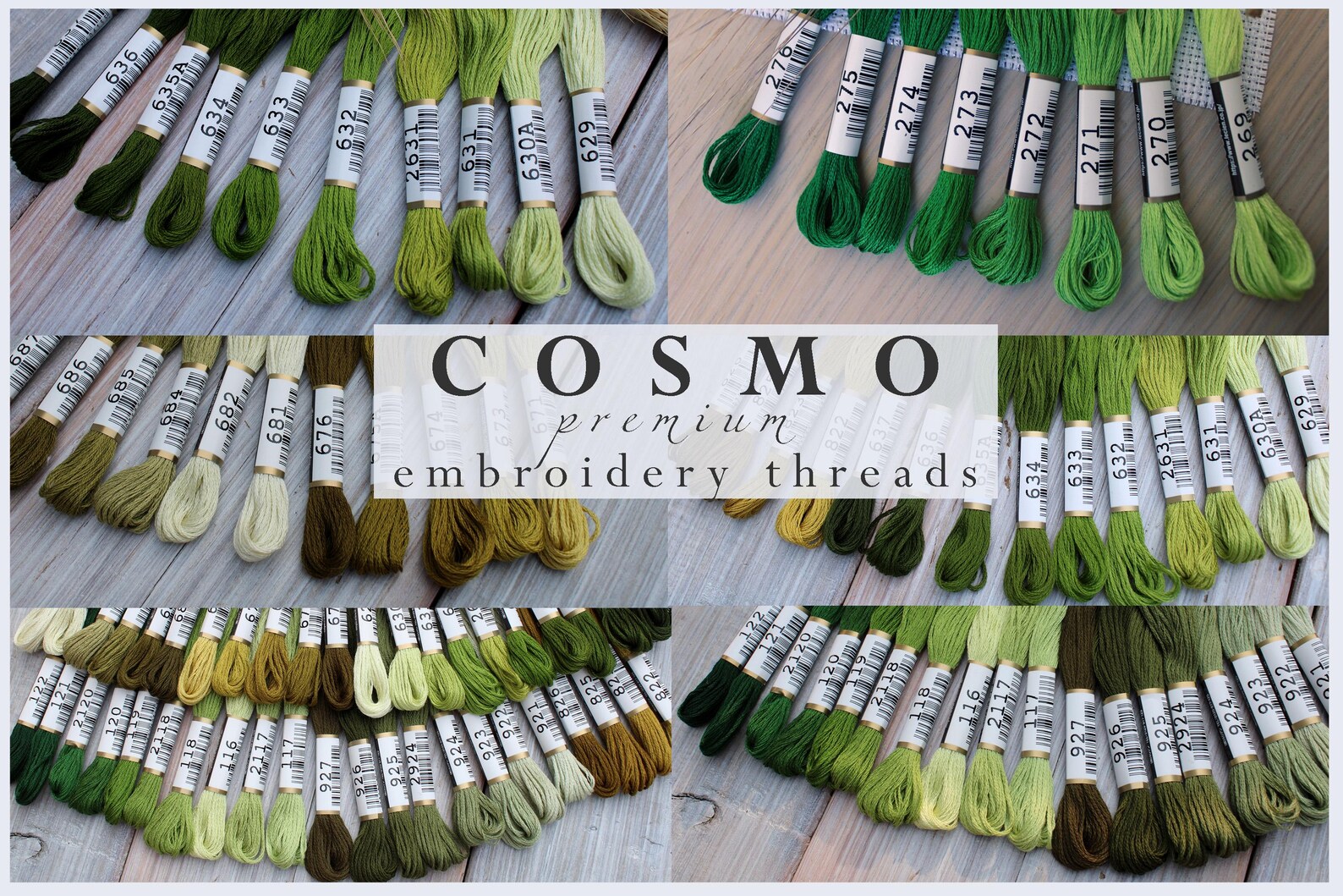 COSMO Embroidery Floss Bundle / COSMO Floss #25 / Cosmo Thread Set ...
